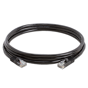 CAT6 BC UTP LAN CABLE 0.5M Black