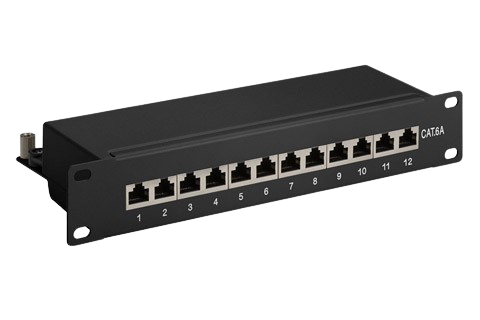 GCabling Patch Panel Cat6a 12port
